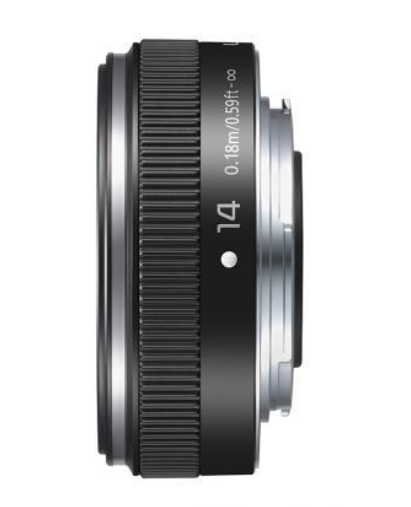 Panasonic H-H014AE-K MILC-SLR Weitwinkelobjektiv Kameraobjektiv
