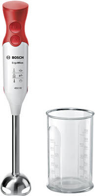 Bosch MSM64110 Pürierstab 450W Rot, Weiß Mixer
