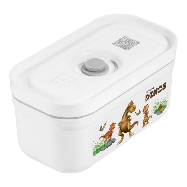 ZWILLING Fresh & Save,Vakuum Lunchbox DINOS, S Kunststoff Weiß-grau Dinos