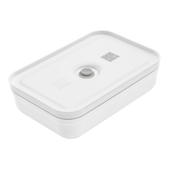 Zwilling Fresh & Save,Vakuum Lunchbox, L flach Kunststoff Weiß-grau Grey Line