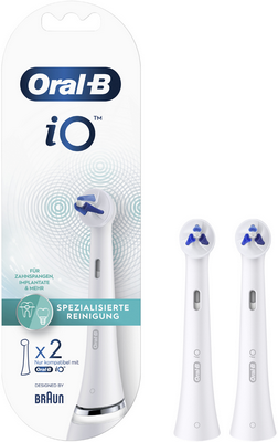 Oral-B Aufsteckbürsten iO Specialized Clean 2er white