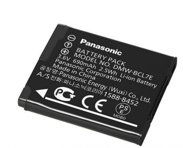 Panasonic DMW-BCL7E Lithium-Ion 680mAh 3.6V Wiederaufladbare Batterie