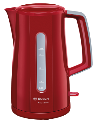 Bosch TWK3A014 1.7l 2400W Rot Wasserkocher