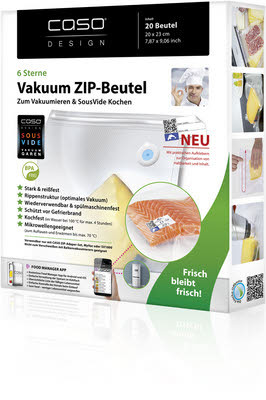 Caso Zip-Beutel 1315 für Vakuumierer