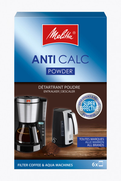 Melitta AntiCalc FilterCafe Machines 6er Pack 0583686 Kaffee Tee Pflege Reinigung