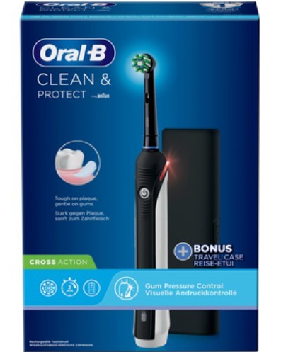 Braun Oral-B Clean & Protect Black Edition mit Reise-Etui