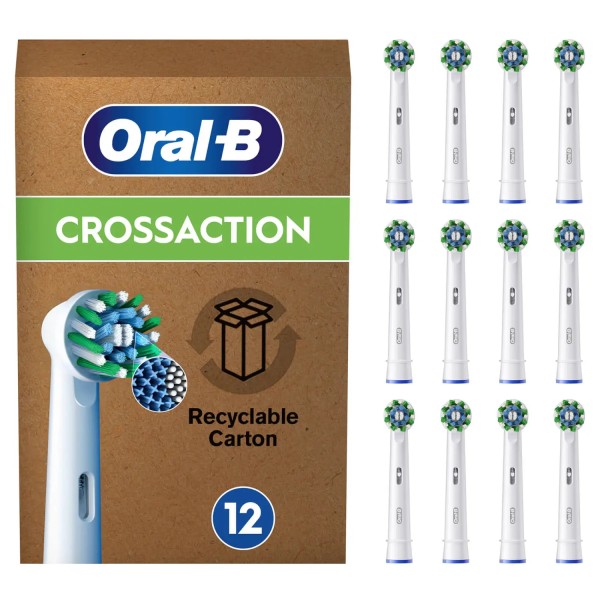 Oral-B AufsteckbürstenPro CrossAction 12er FFU OralB Braun