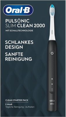 Braun Oral-B Pulsonic Slim Clean 2000 Schwarz