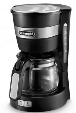 DeLonghi Kaffeemaschine ICM14011.BK schwarz silber