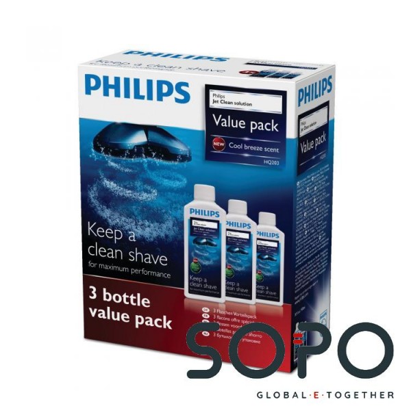 Philips Reinigungsflüssigkeit für Rasierer HQ203 50