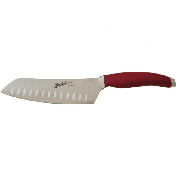 Berkel Messer Santoku Knife 17cm Red Resin