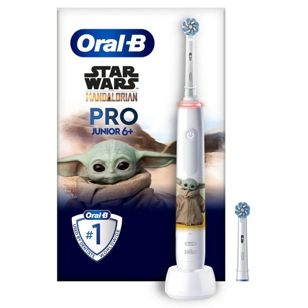 Braun Zahnbürste JuniorPro Grogu Starwars OralB Braun