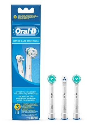 Braun Ersatzzahnbürsten Ortho Care Essentials Kit 3er OralB